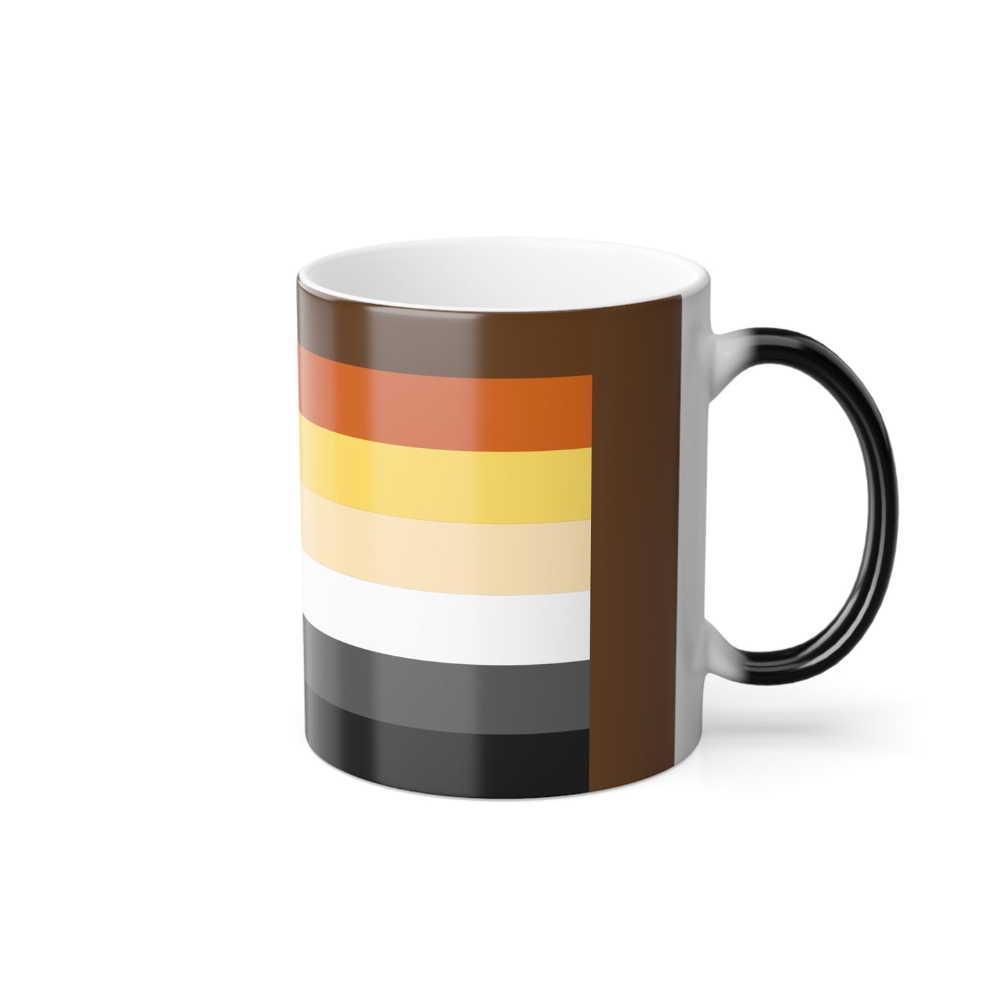 Unleash Your Inner Bear: Color Morphing Mug - Bear Pride Flag