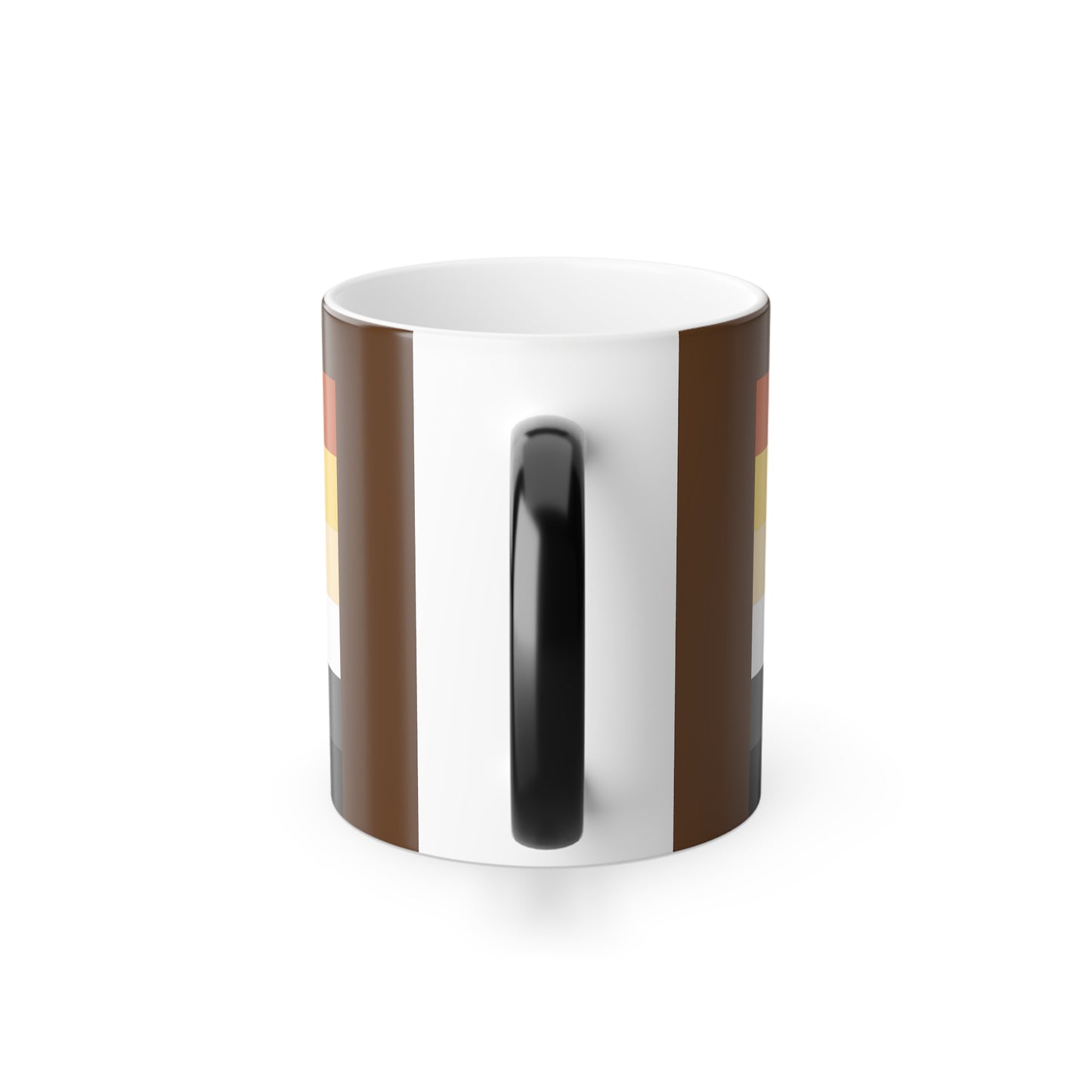 Unleash Your Inner Bear: Color Morphing Mug - Bear Pride Flag