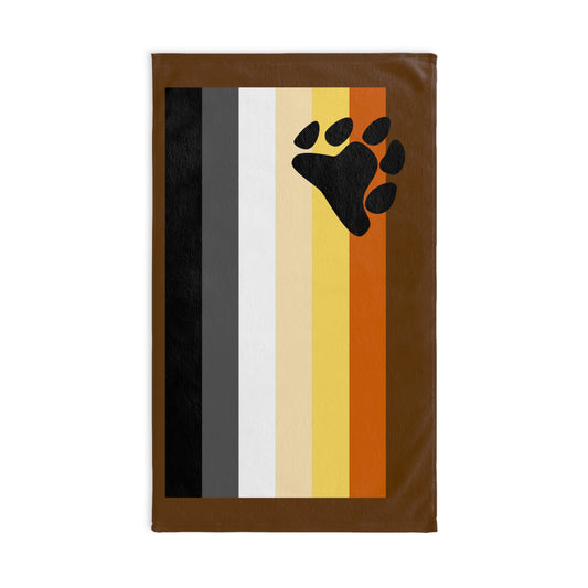 Bear Pride Flag Hand Towel - Cleaning Up Your Mess Has Never Been Easier!