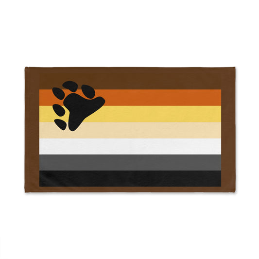 Bear Pride Flag Hand Towel - Cleaning Up Your Mess Has Never Been Easier!